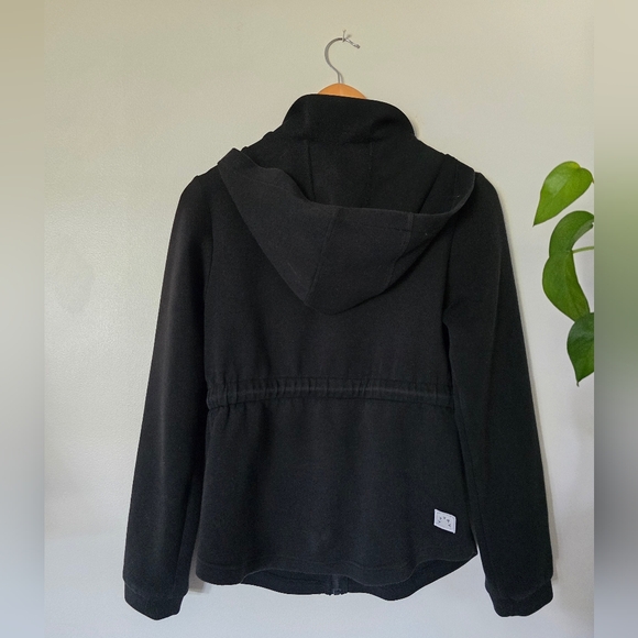 Varley Black Hooded Jacket Size Small Womens Full Zip - Picture 2 of 9